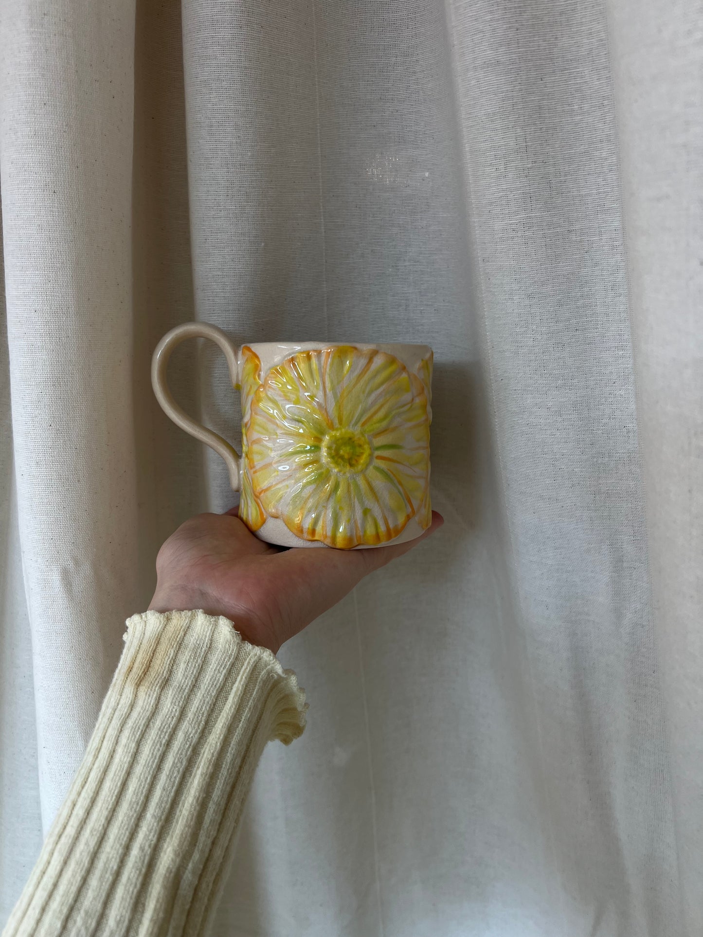 sunflower mug