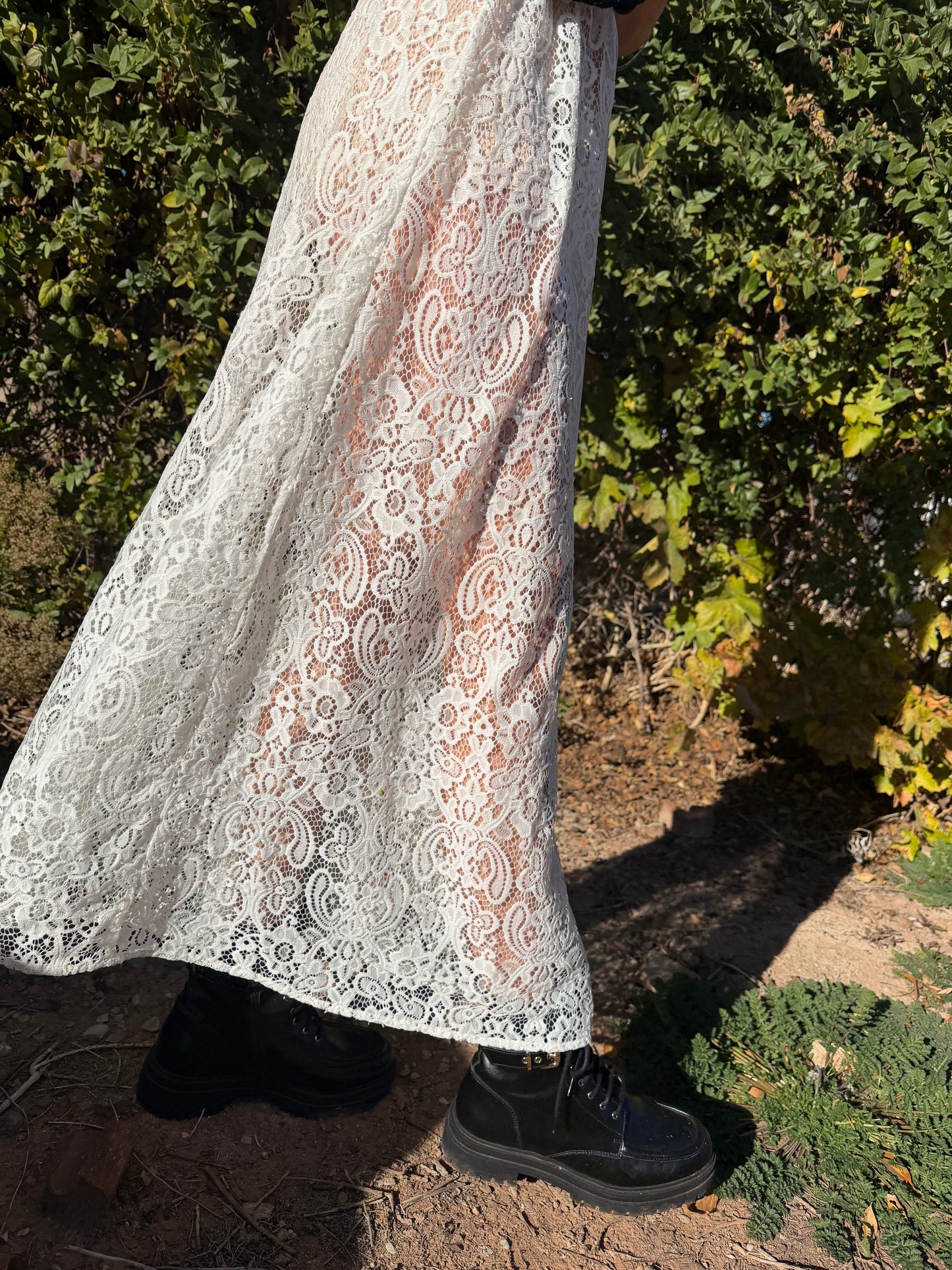 lace skirt