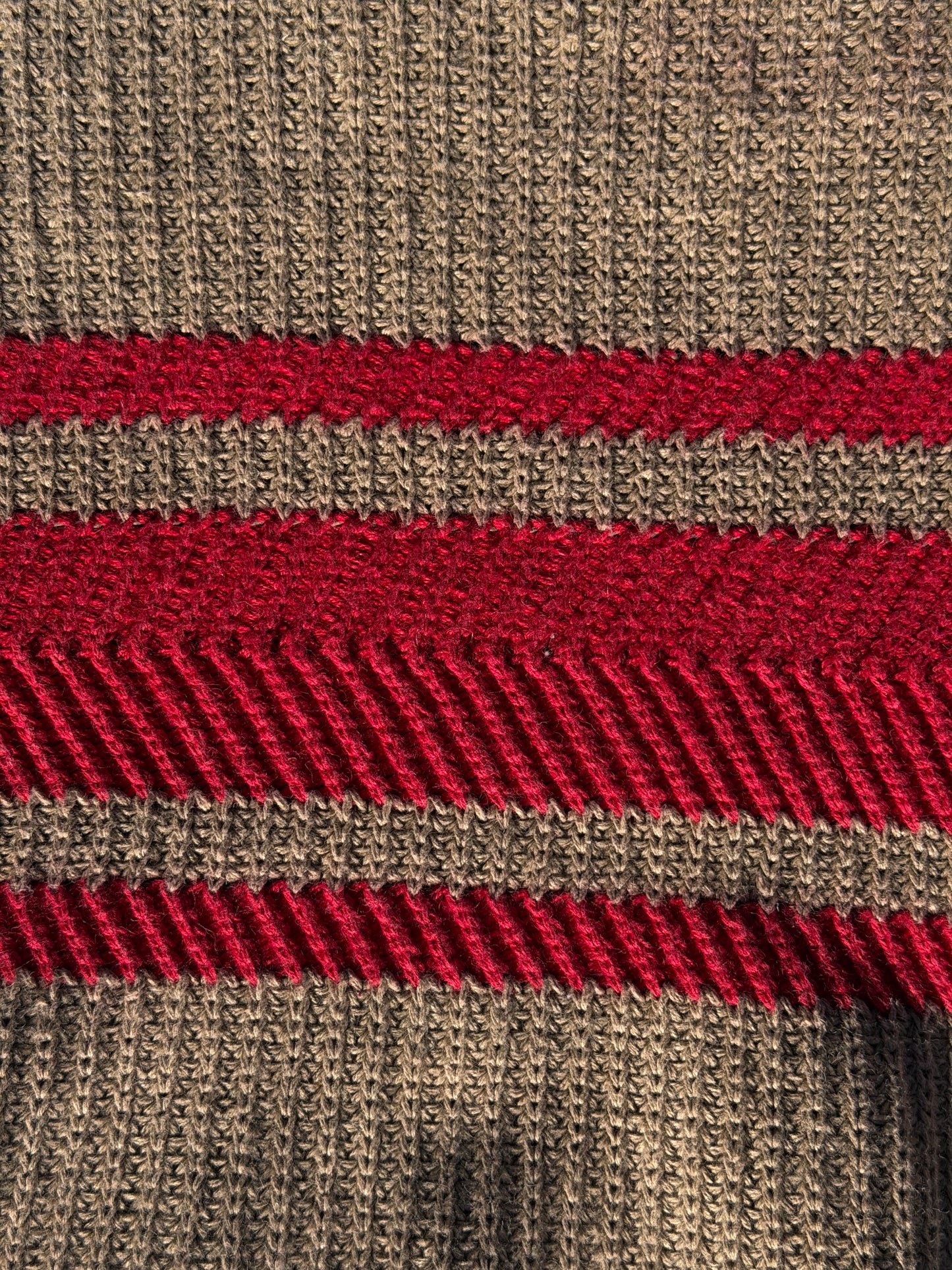 red stripe sweater