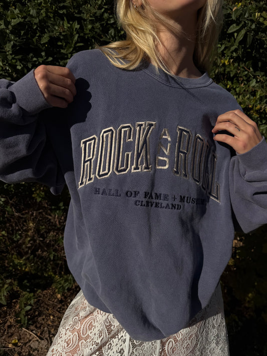 rock and roll crewneck