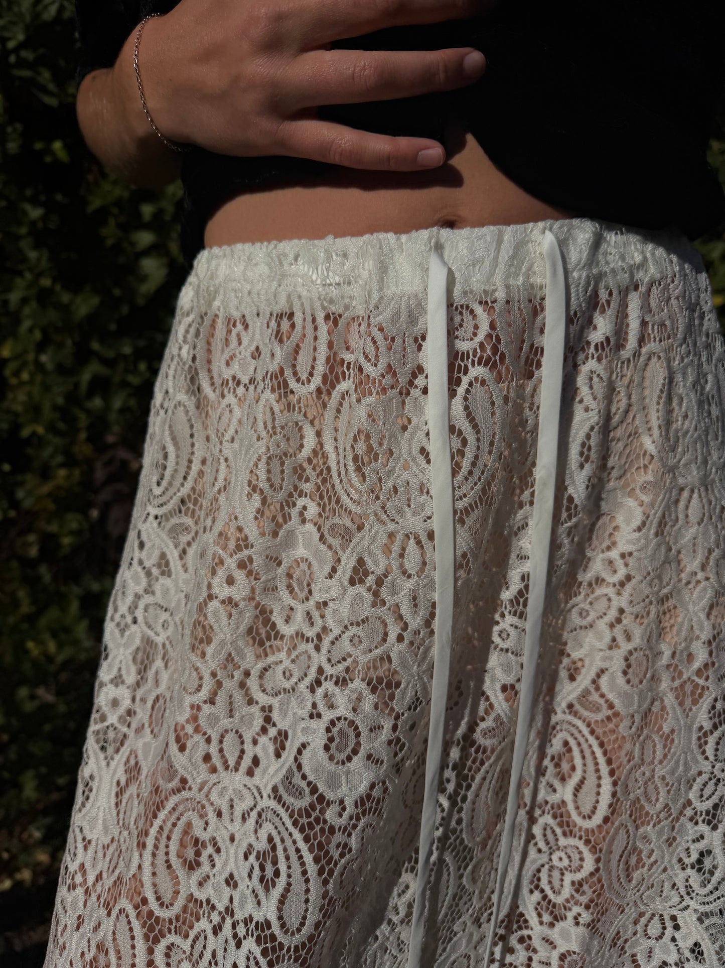 lace skirt